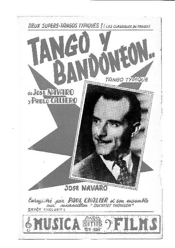 télécharger la partition d'accordéon Tango y bandonéon (Orchestration Complète) au format PDF