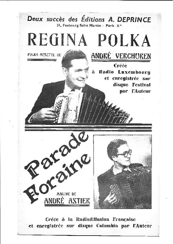 télécharger la partition d'accordéon Parade Foraine (Orchestration) (Marche) au format PDF