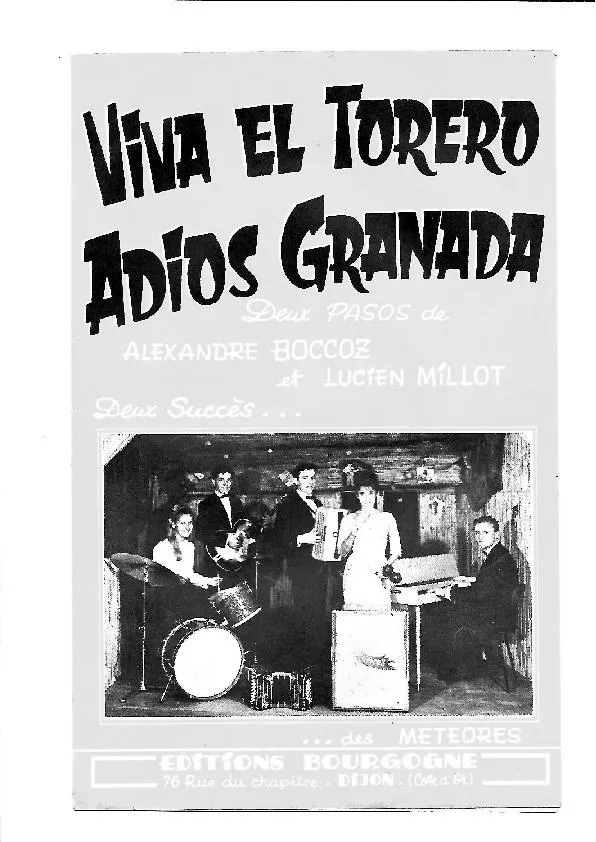 télécharger la partition d'accordéon Viva el Torero (Orchestration) (Paso Doble) au format PDF