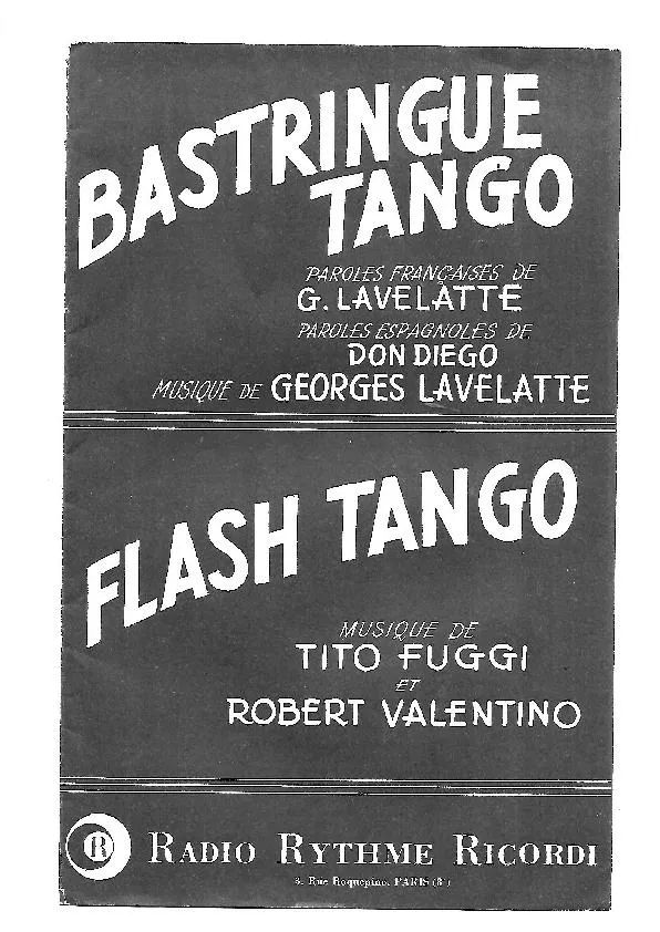 télécharger la partition d'accordéon Flash Tango (Orchestration Complète) (Tango Typique) au format PDF