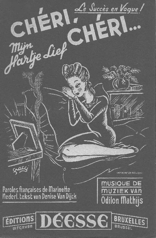 télécharger la partition d'accordéon Chéri Chéri (Mijn hartje lief) (Slow) au format PDF