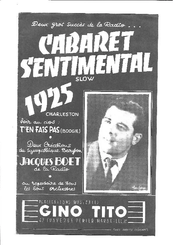 télécharger la partition d'accordéon 1925 (Création : Jacques Boet) (Orchestration) (Charleston) au format PDF