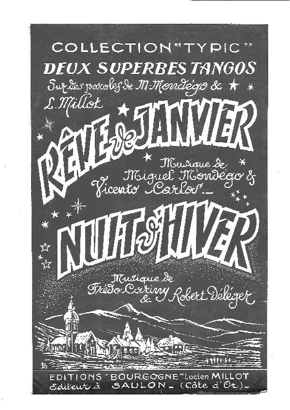 télécharger la partition d'accordéon Nuit d'hiver (Tango) au format PDF
