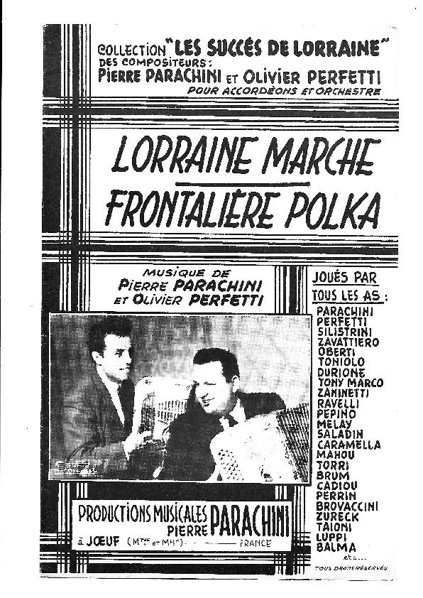 télécharger la partition d'accordéon Frontalière Polka (Orchestration) au format PDF