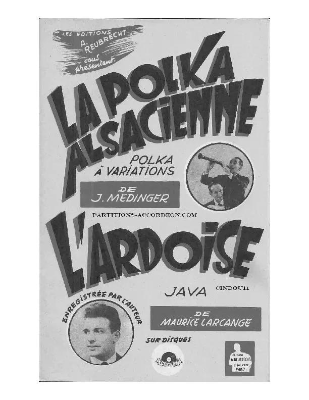 télécharger la partition d'accordéon La polka Alsacienne (Orchestration) au format PDF