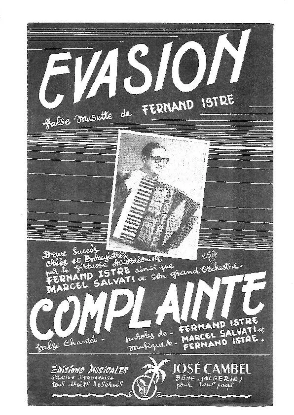 télécharger la partition d'accordéon Evasion (Valse Musette) au format PDF