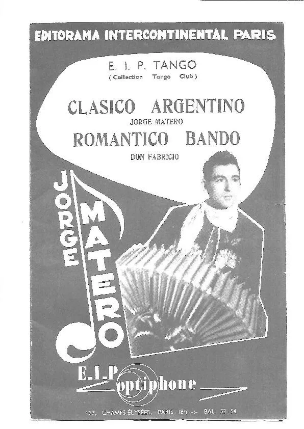 télécharger la partition d'accordéon Clasico Argentino (Bandonéon A + B) (Tango) au format PDF
