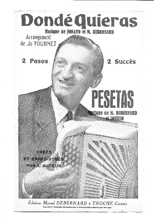 télécharger la partition d'accordéon Dondé quieras (Arrangement : Jo Tournet) (Orchestration) (Paso Doble) au format PDF