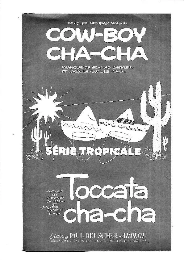télécharger la partition d'accordéon Cow Boy Cha Cha (Orchestration Complète) au format PDF