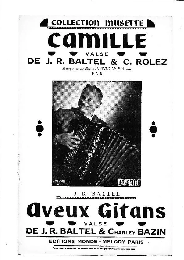télécharger la partition d'accordéon Camille (Valse Musette) au format PDF