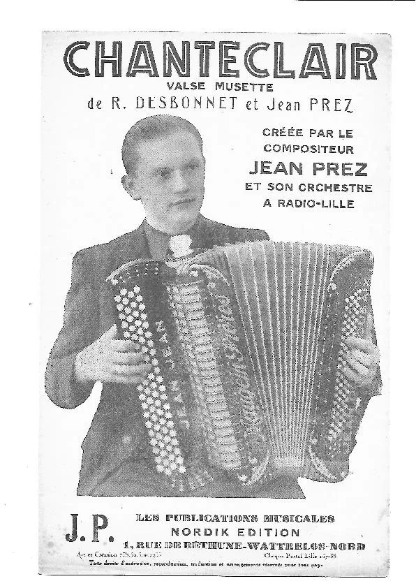 télécharger la partition d'accordéon Chanteclair (Valse Musette) au format PDF