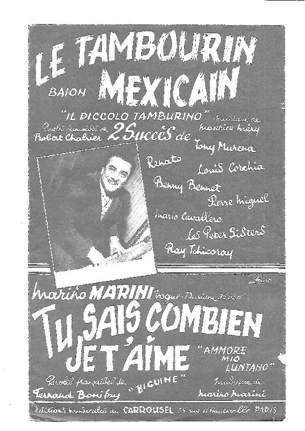 télécharger la partition d'accordéon Le tambourin Mexicain (Il piccolo tamburino) (Orchestration Complète) (Baïon) au format PDF