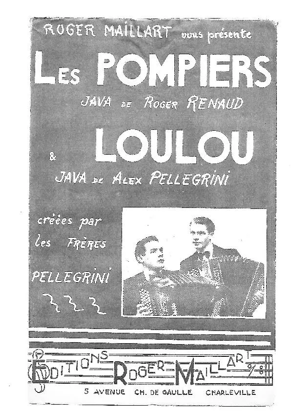 télécharger la partition d'accordéon Les pompiers (Créée par : Les Frères Pellegrini) (Orchestration) (Java) au format PDF