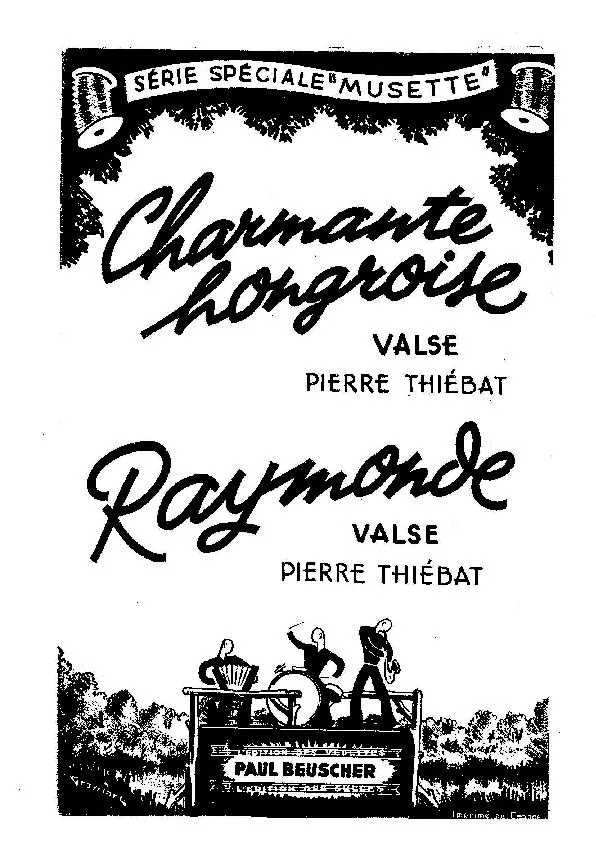 télécharger la partition d'accordéon Charmante Hongroise (Valse Musette) au format PDF