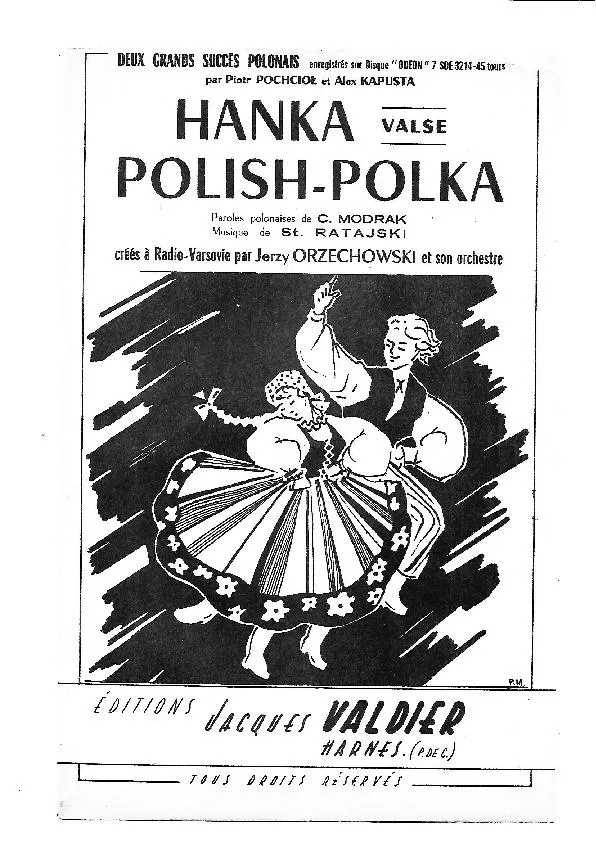 télécharger la partition d'accordéon Polish Polka (Créée par : Jerzy Orzechowski et son Orchestre) (Orchestration) au format PDF