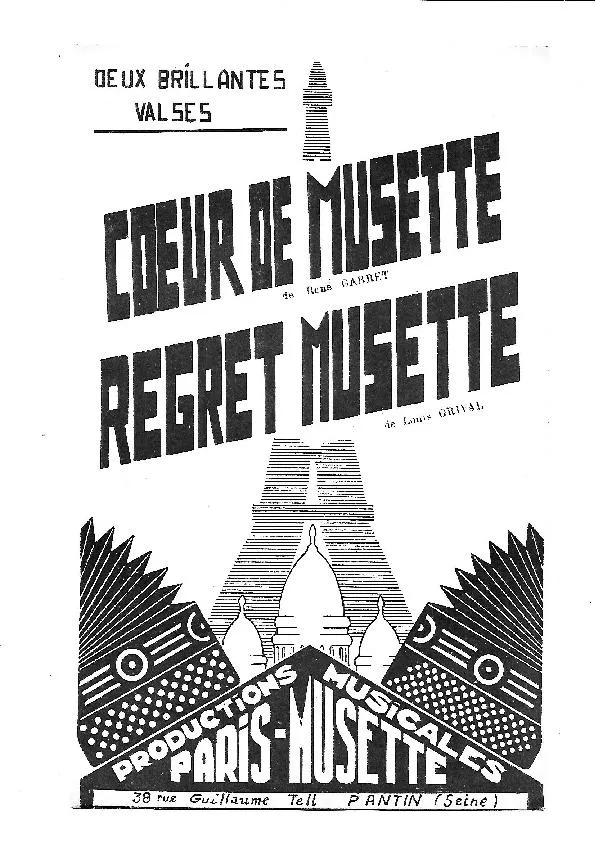 télécharger la partition d'accordéon Coeur de musette (Valse) au format PDF