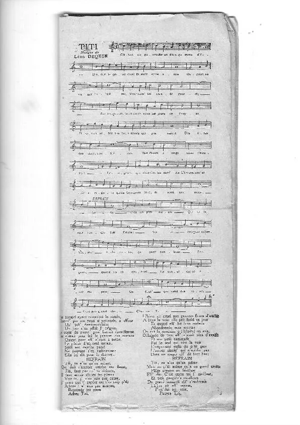 télécharger la partition d'accordéon Titi (Chant : Raymond Rayval) (Fox Trot) au format PDF