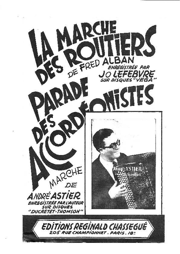 télécharger la partition d'accordéon La marche des routiers (Orchestration) au format PDF