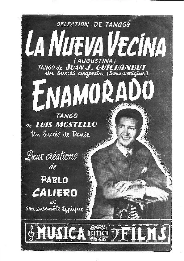 télécharger la partition d'accordéon Enamorado (Crée : Pablo Caliero) (Accordéon + Bandonéons) (Tango) au format PDF
