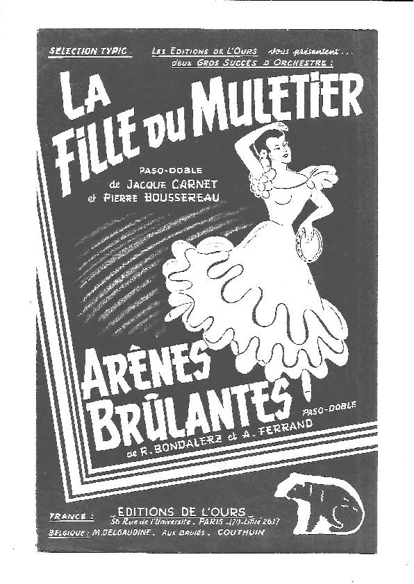 télécharger la partition d'accordéon Arènes brûlantes (Orchestration) (Paso Doble) au format PDF