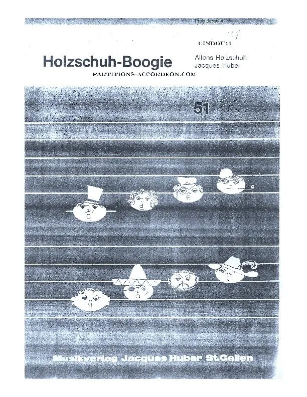 télécharger la partition d'accordéon Holzschuh Boogie (1er + 2ème Accordéons) au format PDF