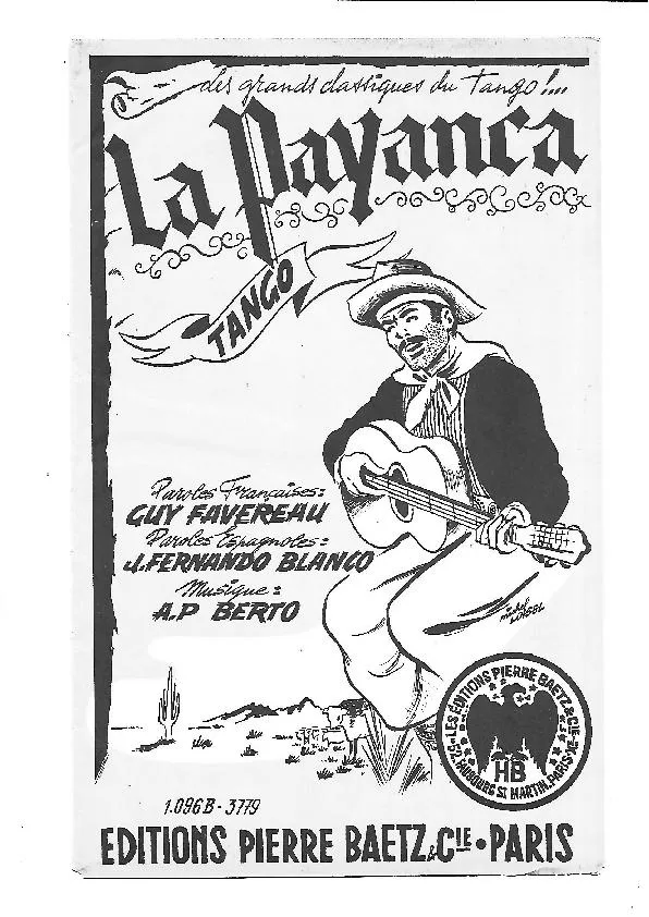 télécharger la partition d'accordéon La Payanca (Orchestration Complète) (Tango) au format PDF