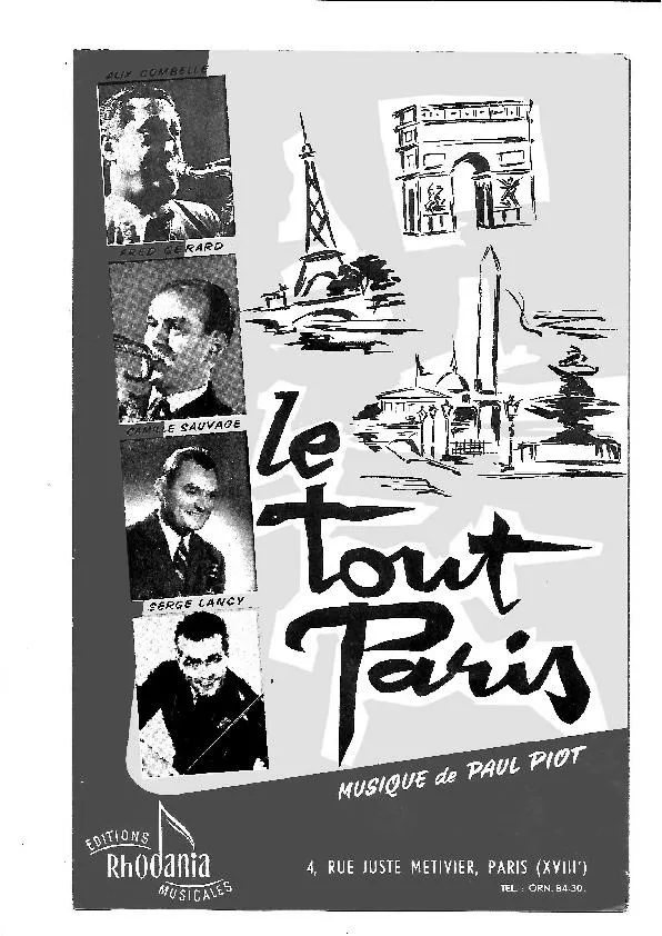 télécharger la partition d'accordéon Le tout Paris (Charleston) au format PDF