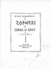 télécharger la partition d'accordéon Zorba le Grec (Sirtaki) au format PDF