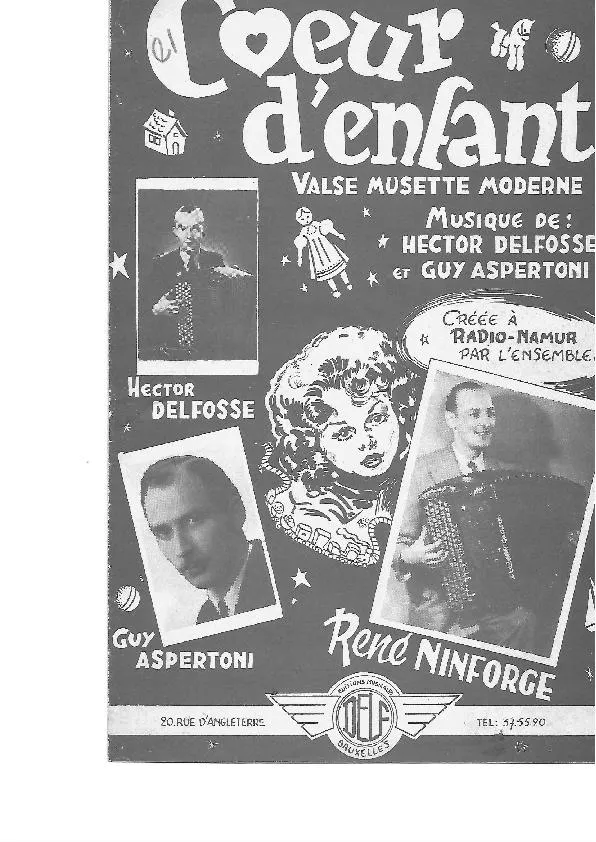 télécharger la partition d'accordéon Coeur d'enfant (Arrangement : Joëc) (Valse Musette Moderne) au format PDF