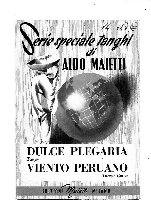 télécharger la partition d'accordéon Viento Peruano (Tango Tipico) (Partie Piano)  au format PDF
