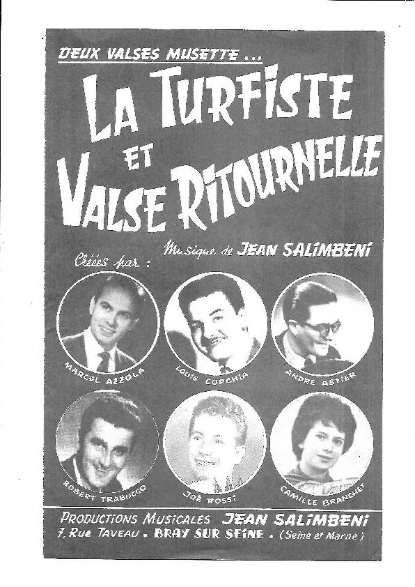 télécharger la partition d'accordéon Valse ritournelle (Valse Musette) au format PDF