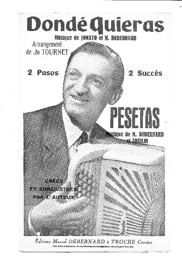télécharger la partition d'accordéon Pesetas (Orchestration) (Paso Doble) au format PDF