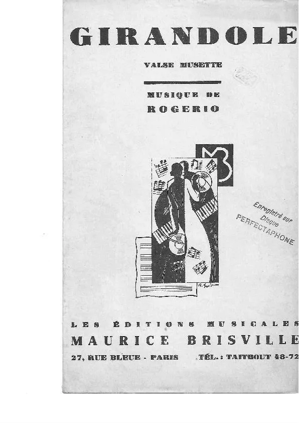 télécharger la partition d'accordéon Girandole (Valse Musette) au format PDF