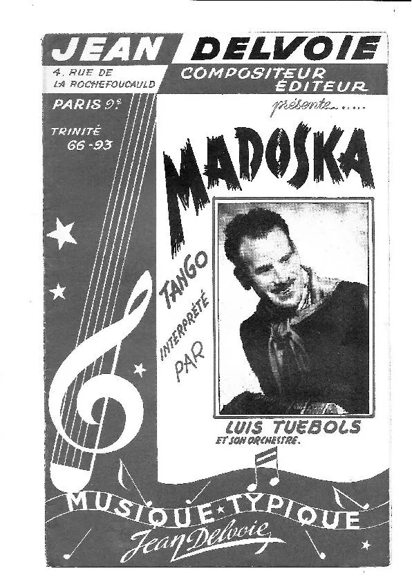 télécharger la partition d'accordéon Madoska (Enregistré par : Luis Tuebols) (Bandonéon A + B / Orchestration) (Tango Tzigane) au format PDF