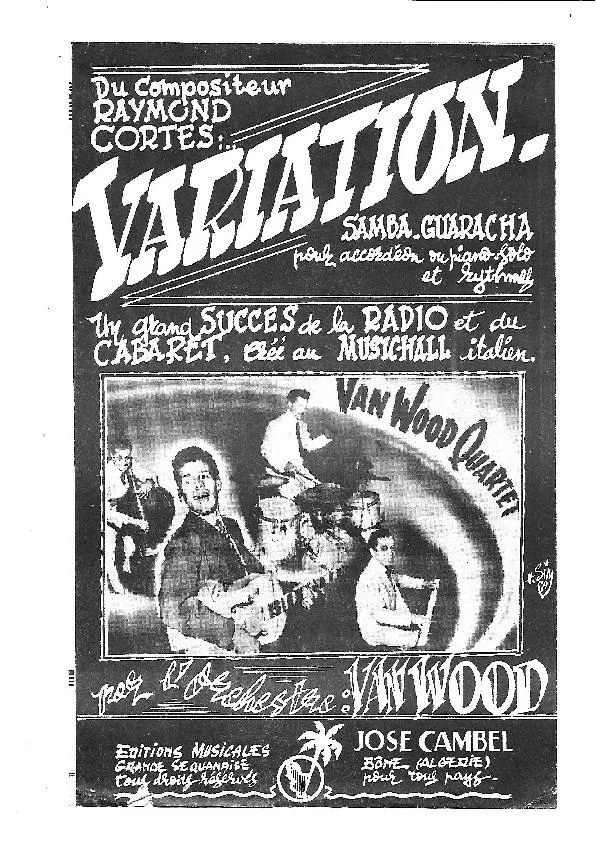 télécharger la partition d'accordéon Variation (Créée par l'Orchestre Van Wood Quartet) (Samba Guaracha) au format PDF