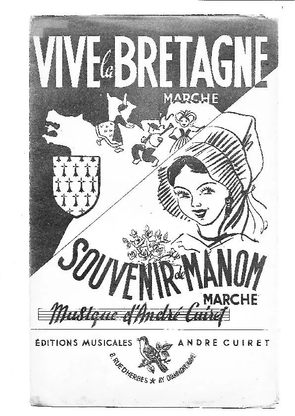télécharger la partition d'accordéon Vive la Bretagne (Orchestration Complète) (Marche) au format PDF