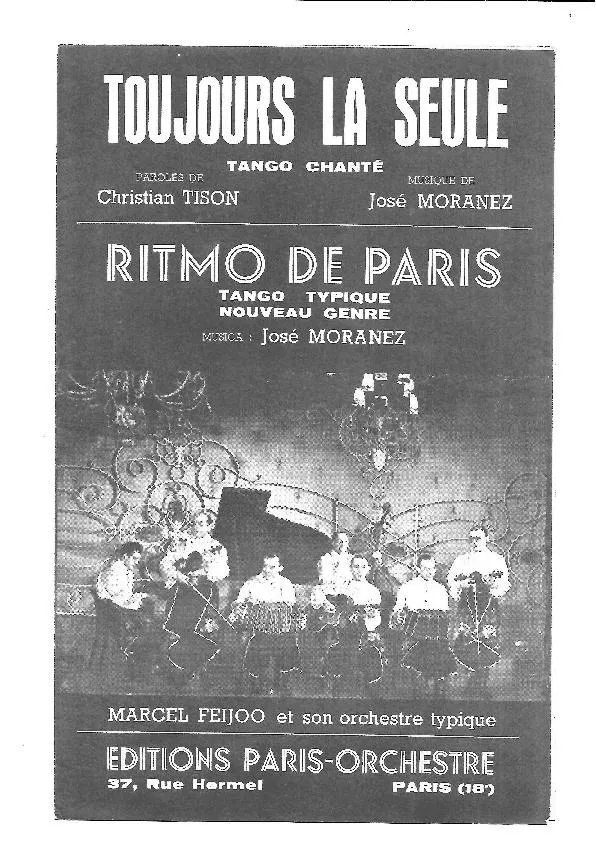 télécharger la partition d'accordéon Ritmo de Paris (Tango Typique Nouveau Genre) au format PDF