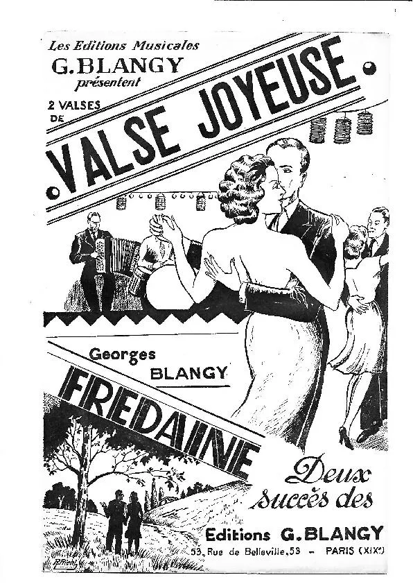 télécharger la partition d'accordéon Valse joyeuse au format PDF