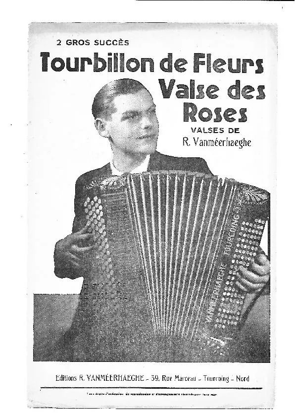 télécharger la partition d'accordéon Valse des roses au format PDF