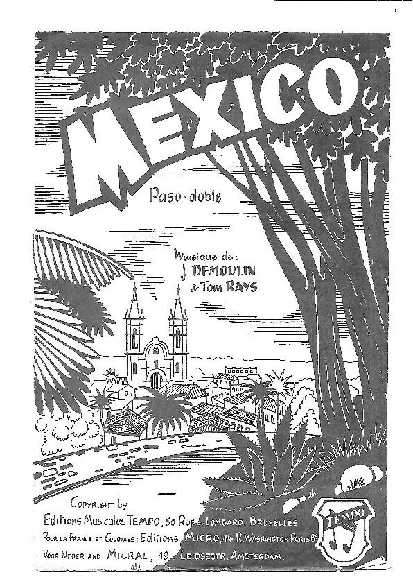 télécharger la partition d'accordéon Mexico (Orchestration Complète) (Paso Doble) au format PDF