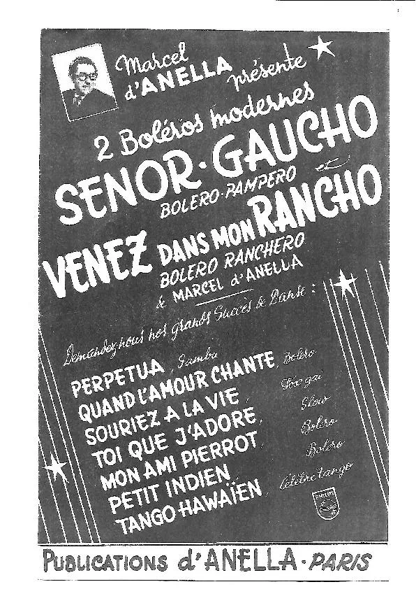 télécharger la partition d'accordéon Senor Gaucho (Orchestration) (Boléro Pampero) au format PDF