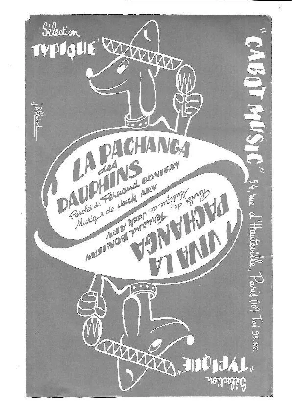 télécharger la partition d'accordéon La Pachanga des dauphins (Orchestration) au format PDF
