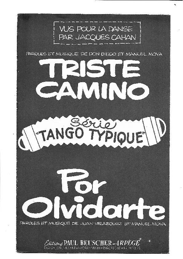 télécharger la partition d'accordéon Por Olvidarte (Orchestration) (Tango Typique) au format PDF