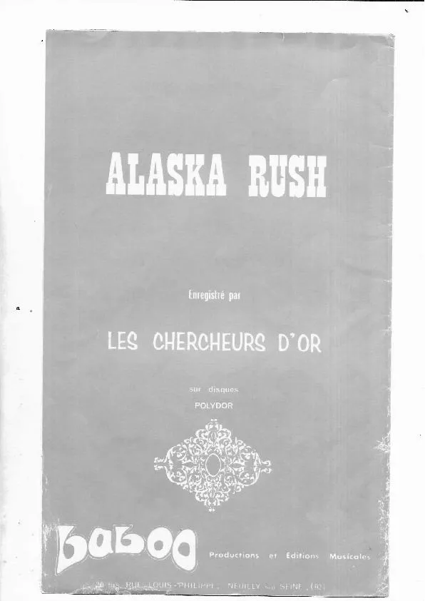 télécharger la partition d'accordéon Alaska Rush (Arrangement : Gérard Layani) (Orchestration Complète) (Rush Gold) au format PDF