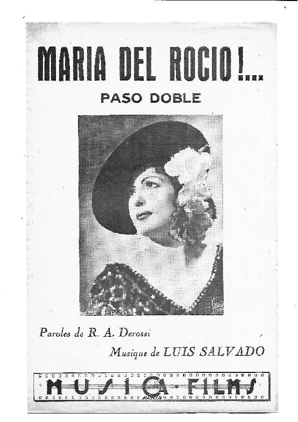 télécharger la partition d'accordéon Maria del Rocio (Paso Doble Chanté) au format PDF
