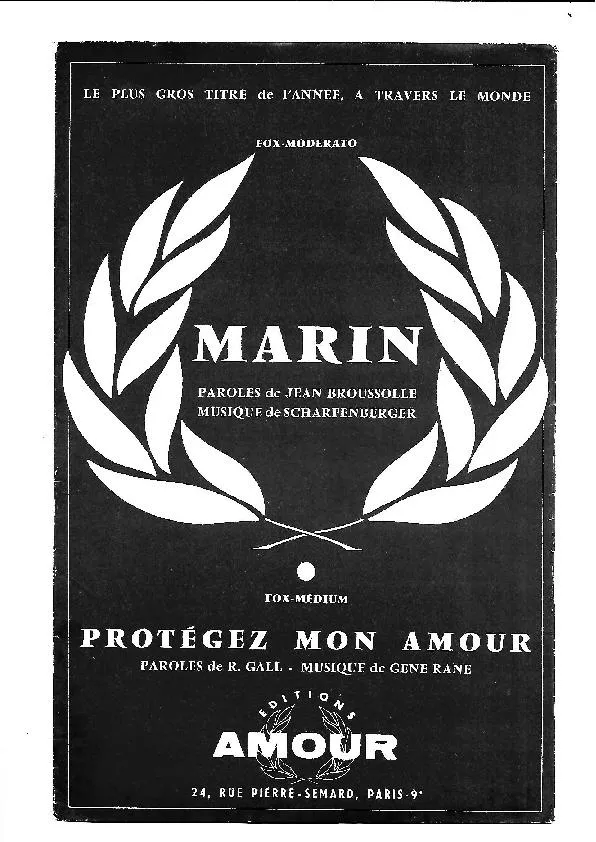 télécharger la partition d'accordéon Marin (Arrangement : Miguel Barrios) (Orchestration Complète) (Fox Moderato) au format PDF
