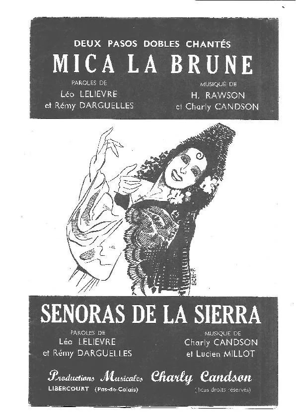 télécharger la partition d'accordéon Mica la brune (Orchestration) (Paso Doble Chanté) au format PDF