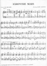 télécharger la partition d'accordéon Eurovisie Mars (Arrangement : Henk Langerak) (Marche) au format PDF