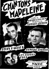 télécharger la partition d'accordéon Chantons Madeleine (Marche) au format PDF