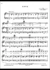 télécharger la partition d'accordéon L O V E (Chant : Nat King Cole) (Fox Swing) au format PDF